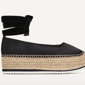 ZARA SATIN ESPADRILLE